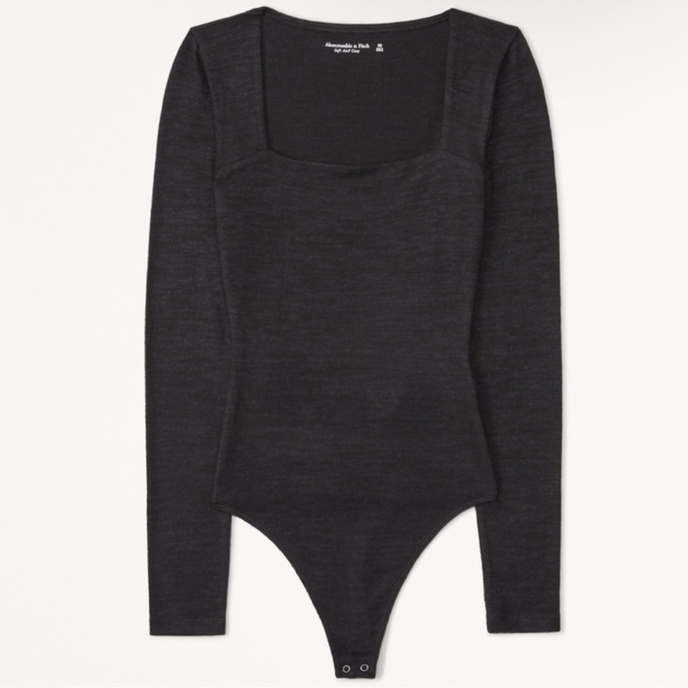 Black Long Sleeve Bodysuit